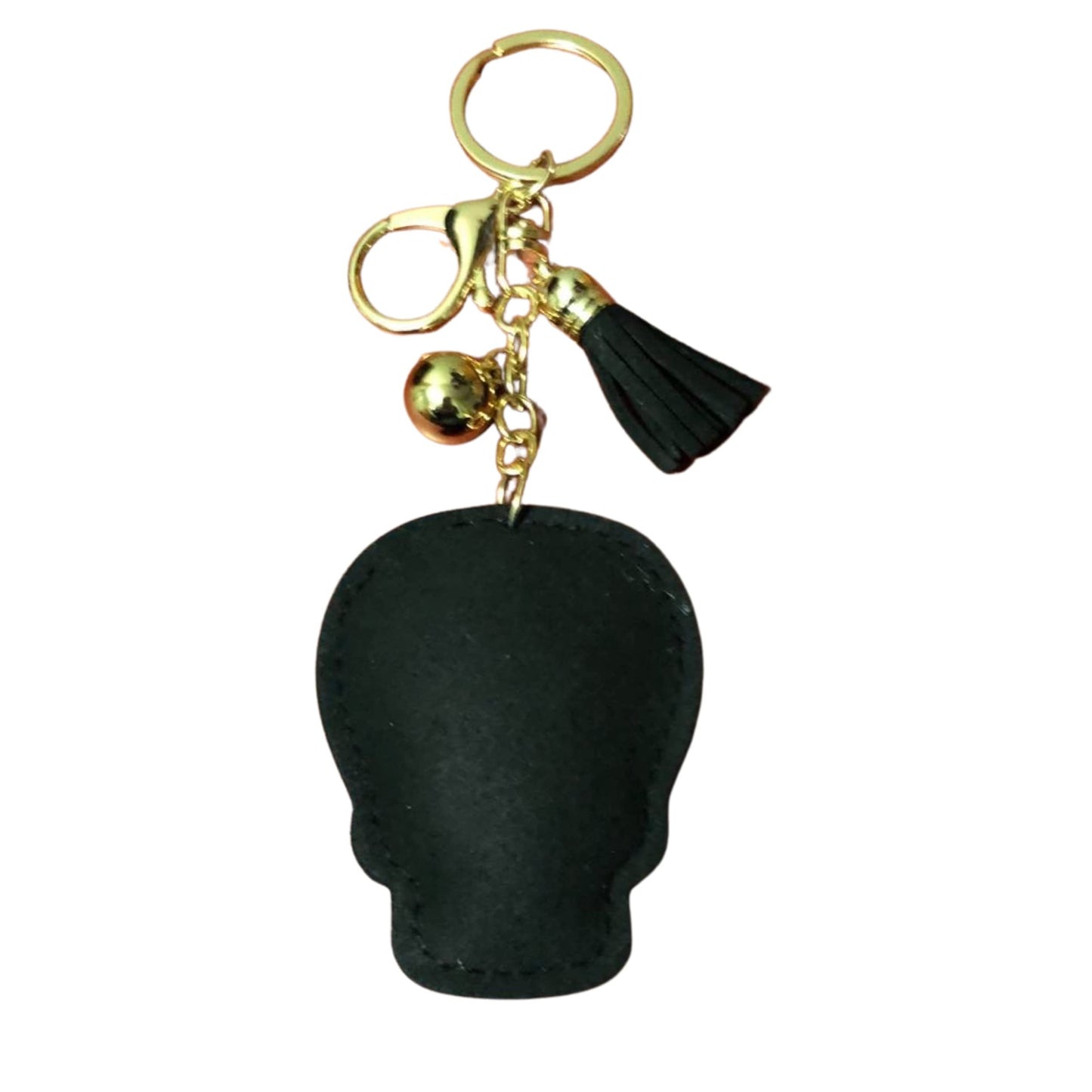 Popfizzy Bling Sugar Skull Keychain for Women and Girls, Rhinestone Purse Charms for Handbags, Sugar Skull Gifts for Women, Gifts for Her, Crystal Bag Charm