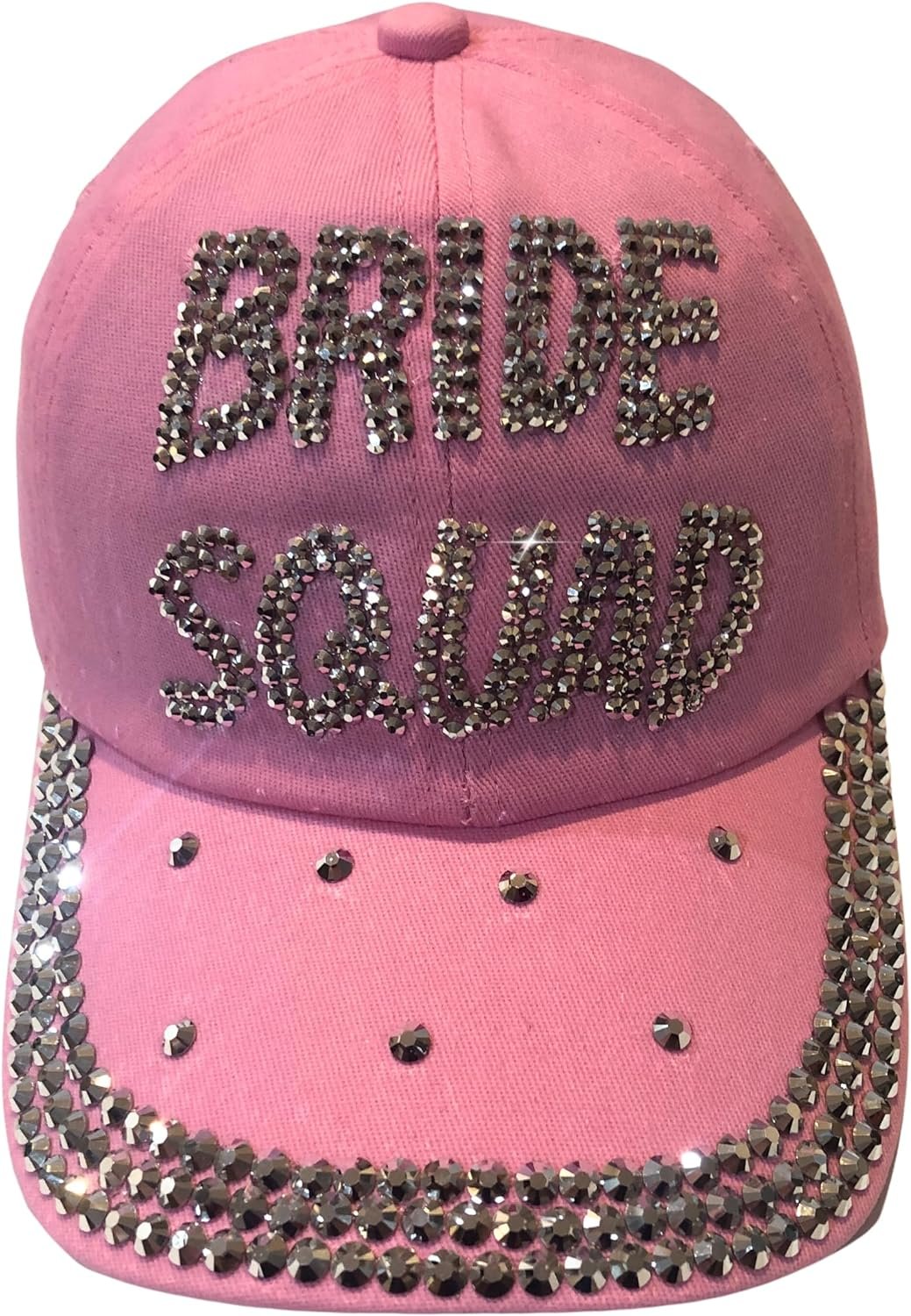 Popfizzy Bling Bride Squad Hat, Bachelorette Party Hats, Bridesmaids Gifts, Team Bride, Bride Tribe, Bachelorette Gifts