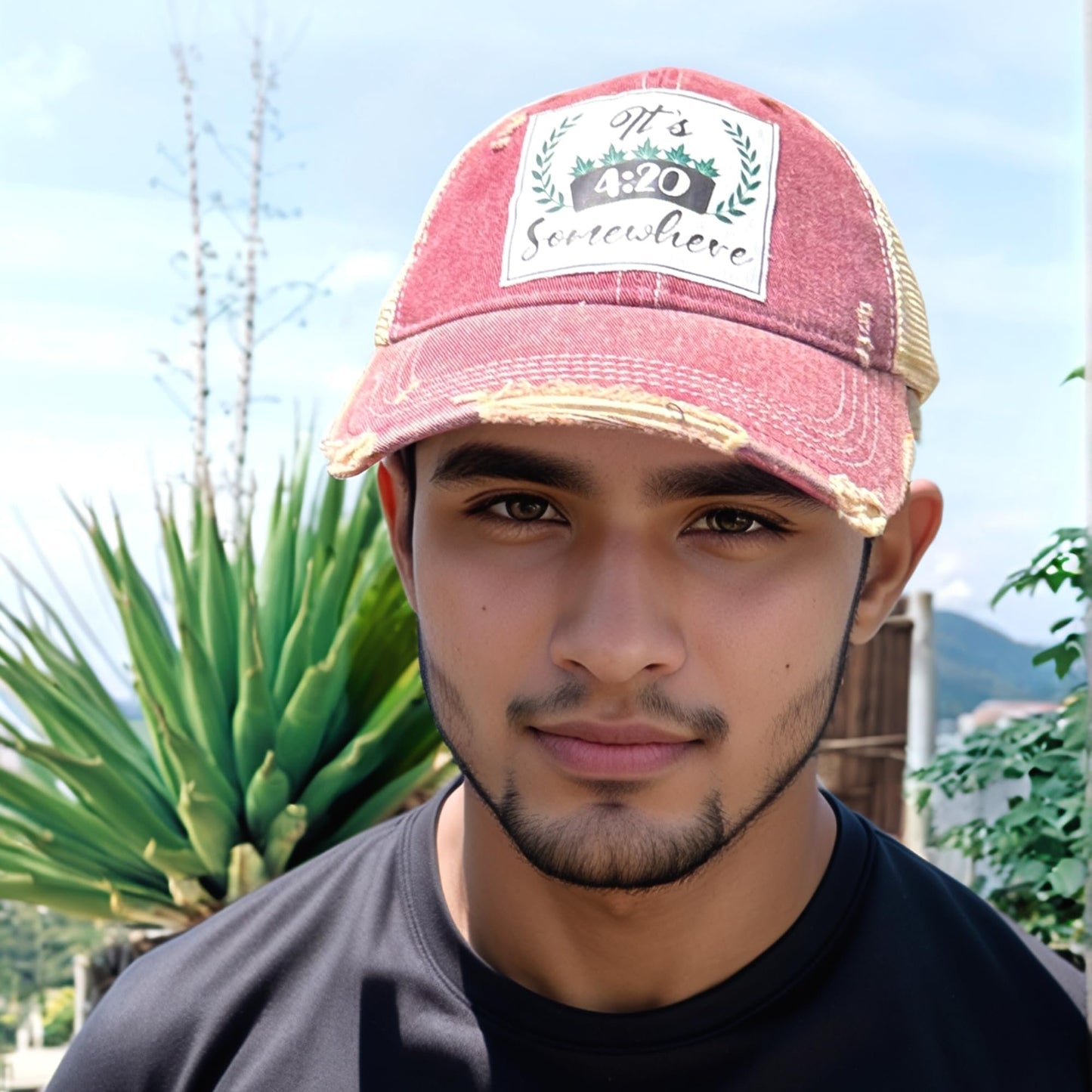 Popfizzy Weed Hat for Men and Women, It’s 420 Somewhere Marijuana Hat, Weed Gift for Weed Smokers (It’s 420 Somewhere)
