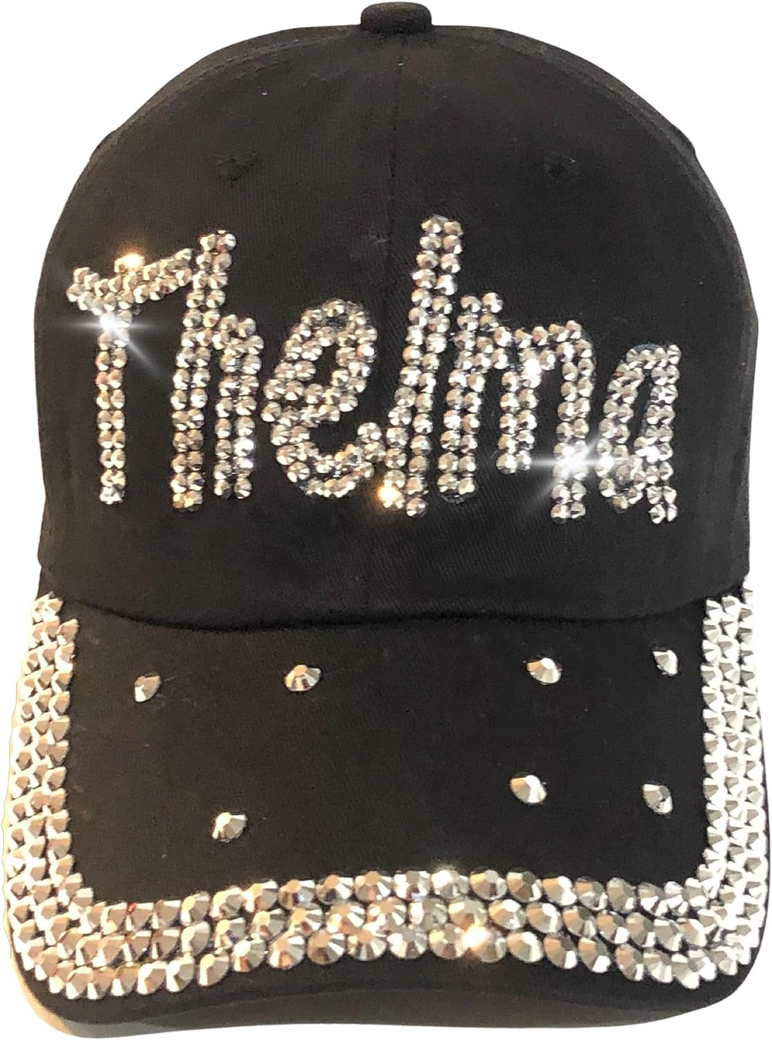 Popfizzy Bling Thelma Hat for Women, Rhinestone Bestie Gifts for Women, Best Friend Apparel, for Women