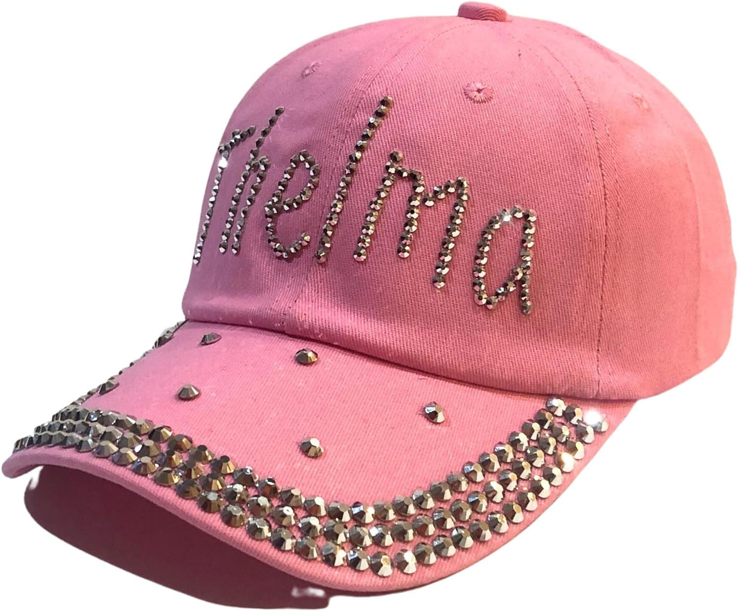 Popfizzy Thelma Hat for Women, Rhinestone Bestie Gifts for Women, Bling Best Friend Apparel, for Women