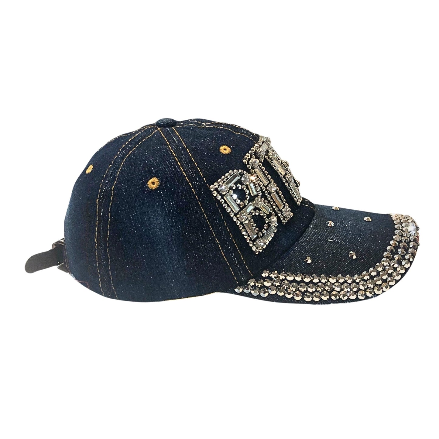 Popfizzy Bitch Hat for Women, Rhinestone Funny Hats for Adult Humor, Bling Baseball Cap for Bad Bitches, Best Sarcastic Hat