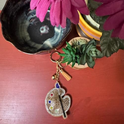 Popfizzy Astronaut Keychain Accessories for Women and Girls, Backpack Key Chain, Bling Purse Charms, Astronaut Gifts