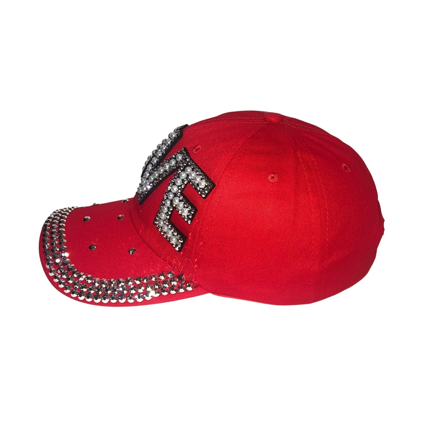 Popfizzy Red Love Hats for Women, Rhinestone Hat, Love Cap, Bling Hats for Women, Bedazzled Baseball Cap for Women, Bling Gift for Women