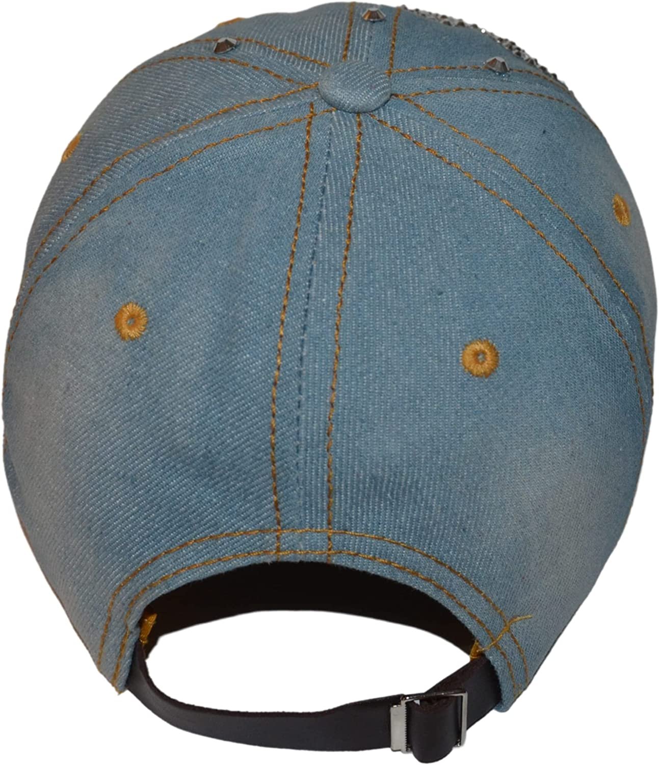Heart Baseball Cap, Bling Caps for Women and Teenage Girls, Rhinestones Distressed Denim Trucker Hat, Bedazzled Love Cap, Best Friend Gift