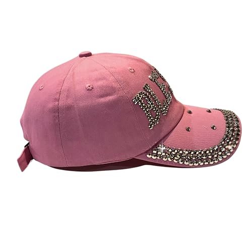 Popfizzy Bling Blessed Hats for Women, Rhinestone Christian Hats, Faith Based Christian Apparel, Blessed Mama, Blessed Items
