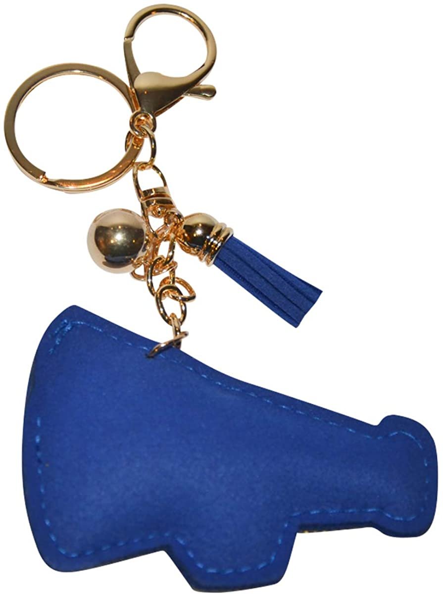 Popfizzy Blue Cheer Keychain for Women and Girls, Cheerleader Bag Charm