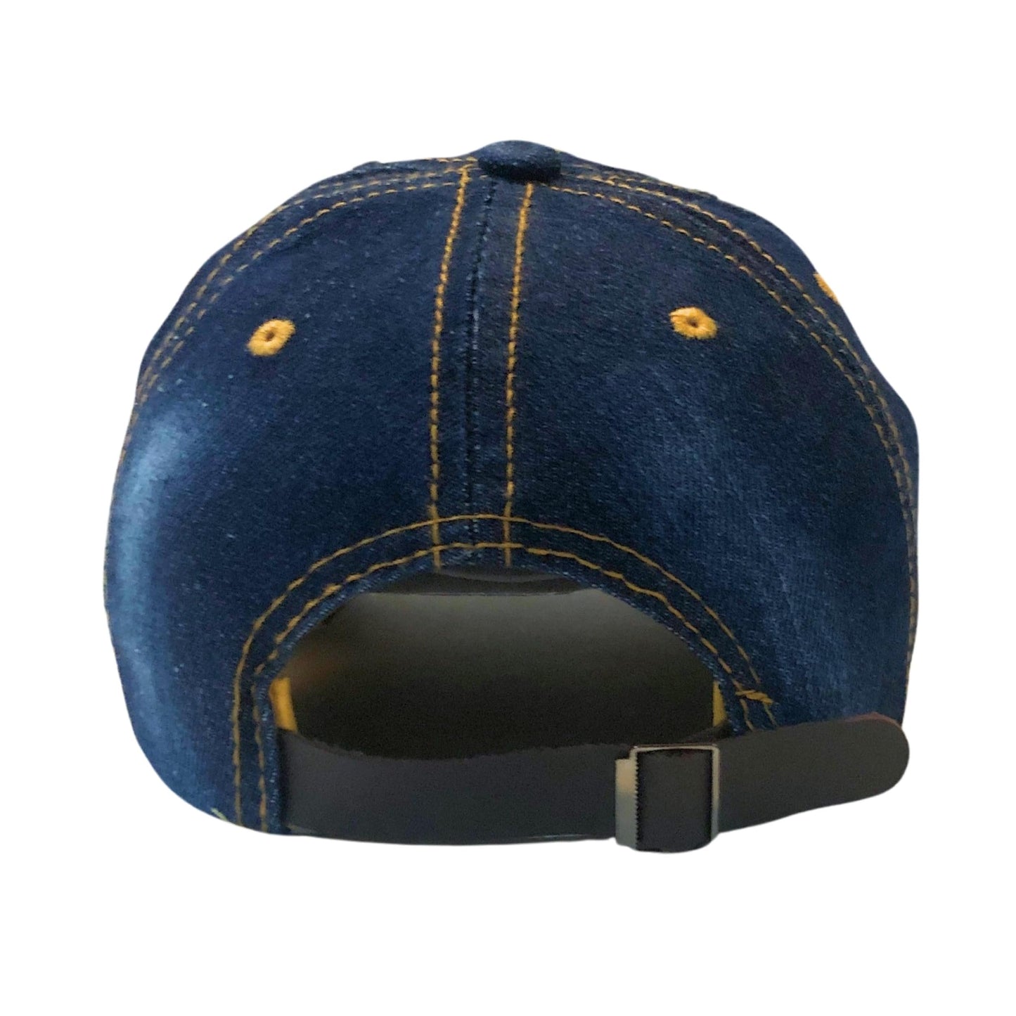 Popfizzy Bedazzled Cross Hat for Women, Rhinestone Hat with Cross on It, Bling Christian Hats, Bling Gifts for Women (Denim)