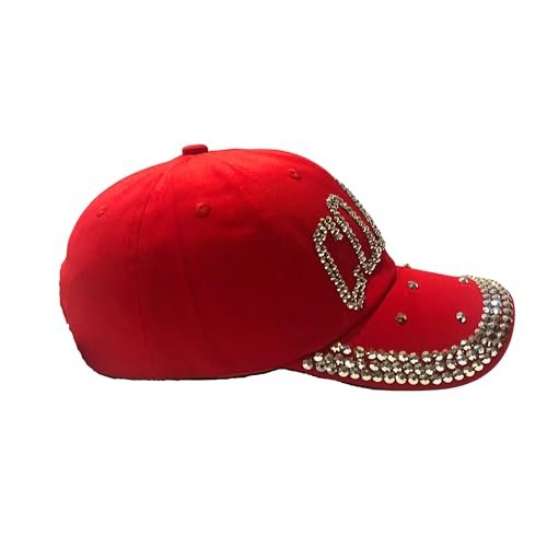 Popfizzy Bling Coach Hat with Rhinestones for Women, Best Cheer Coach Hat, Soccer Coach, Baseball Coach, Sports Coach Gifts