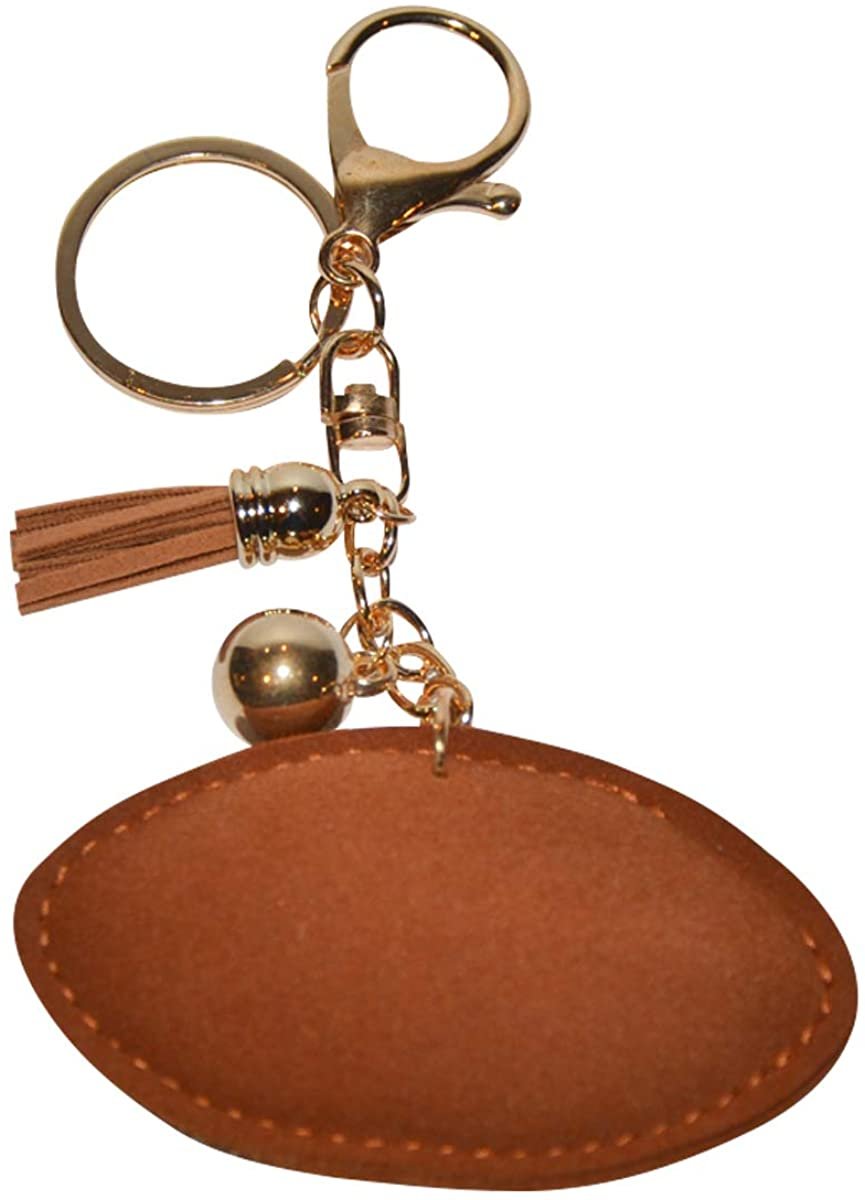 Popfizzy Football Keychains Bling Backpack Keychain Keyring Purse Charm Key Fob