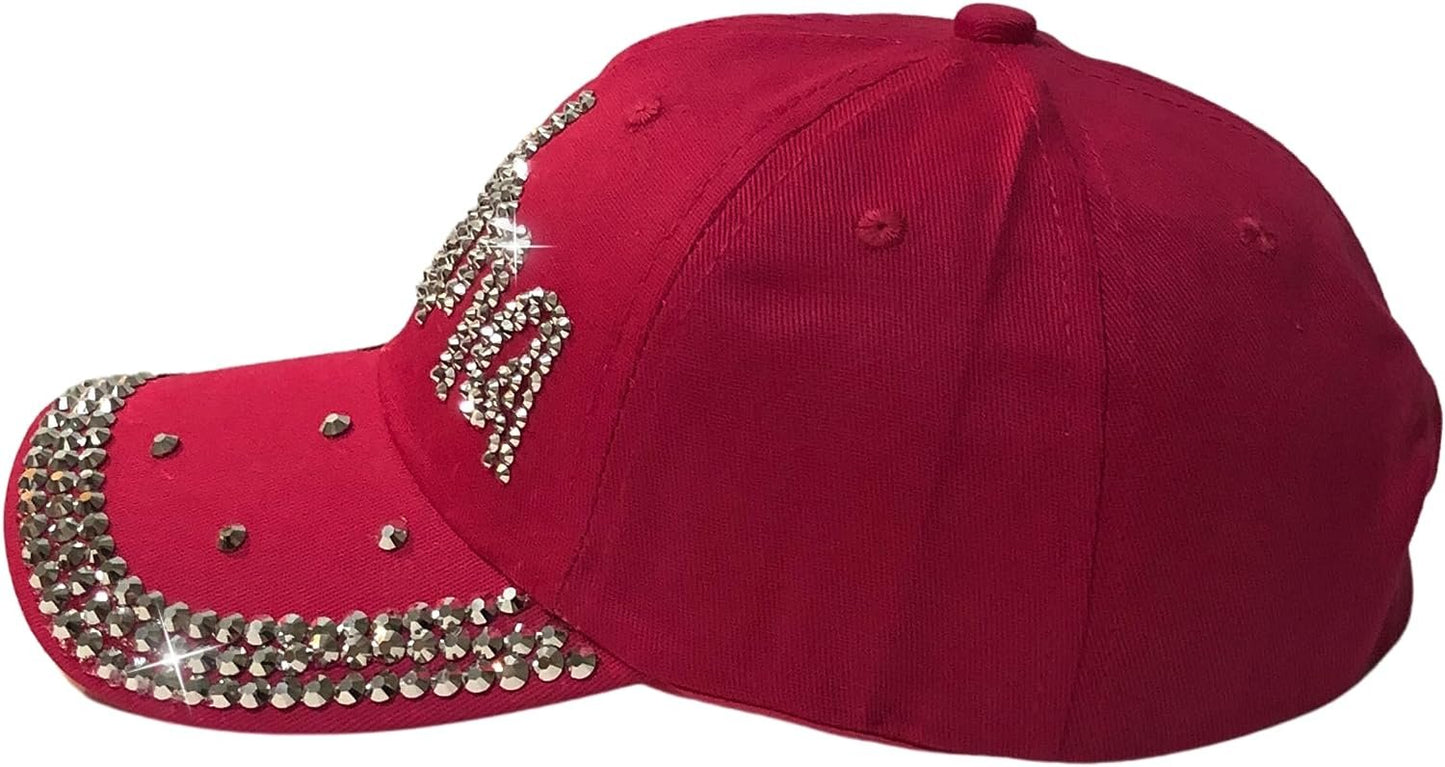 Popfizzy Bling Thelma Hat for Women, Rhinestone Bestie Gifts for Women, Best Friend Apparel, for Women
