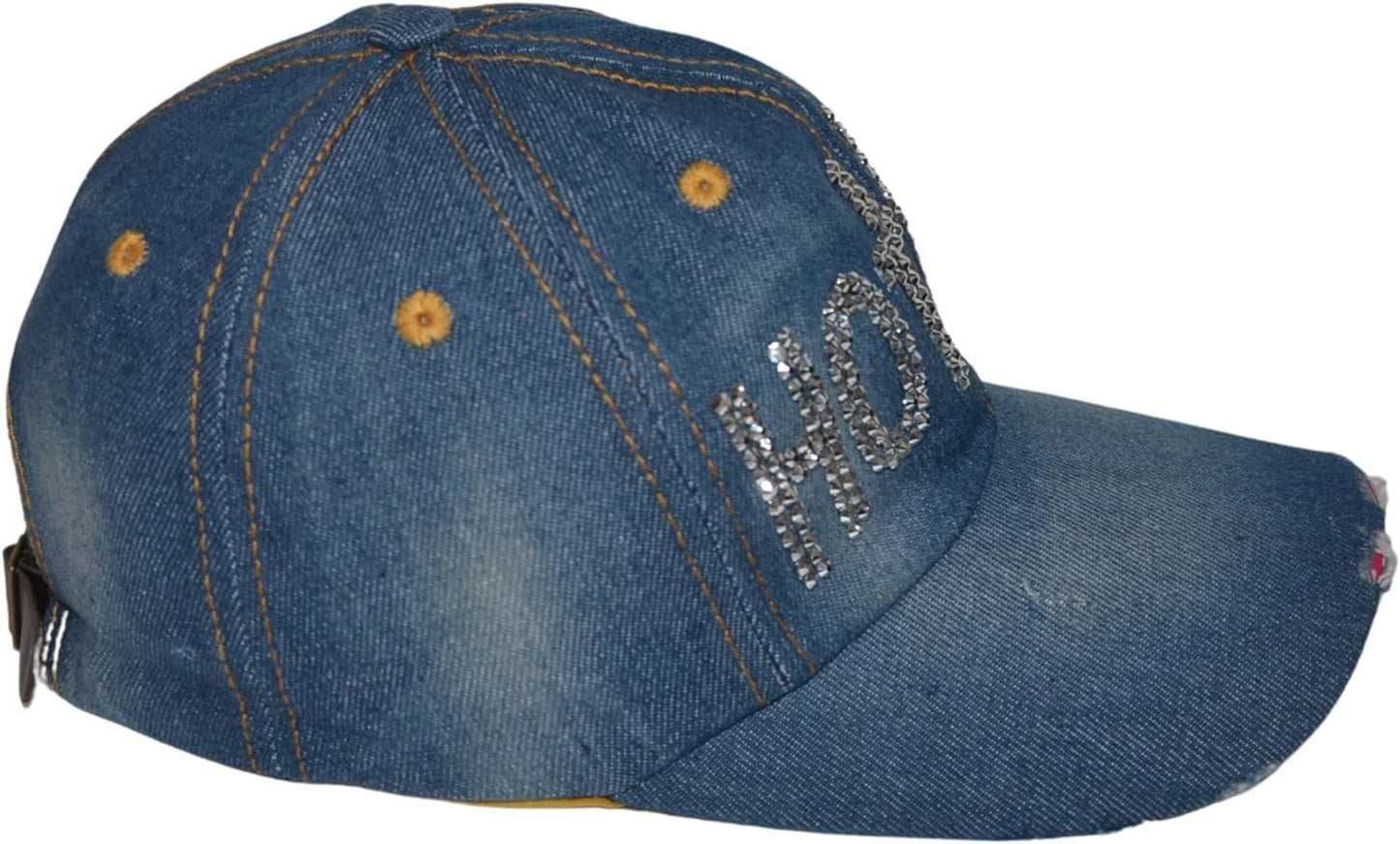 Women's Bling Pink Las Vegas Cap, Bejeweled Rhinestone Baseball Cap, Distressed Pink Hat for Women, Bling Gifts for Women
