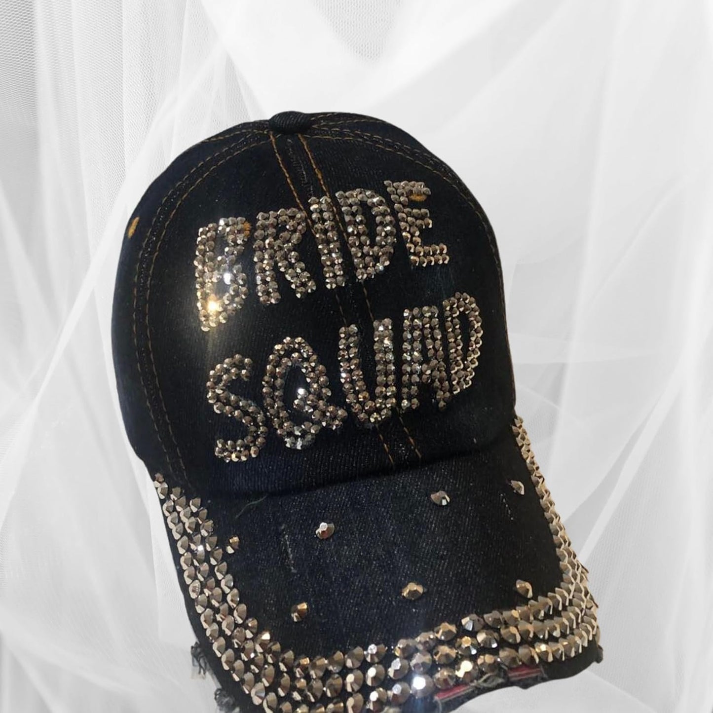 Popfizzy Bling Bride Squad Hat, Bachelorette Party Hats, Bridesmaids Gifts, Team Bride, Bride Tribe, Bachelorette Gifts