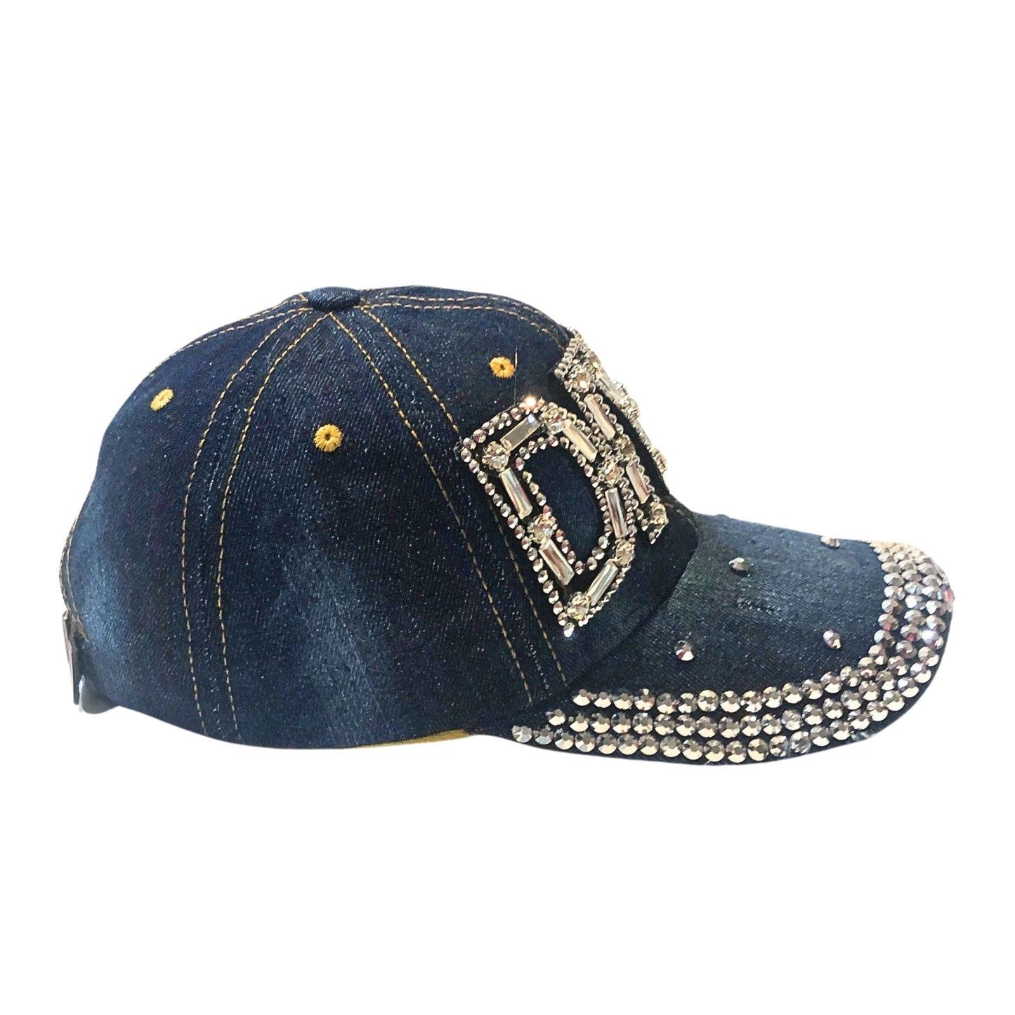 Popfizzy Rhinestone Diva Hat for Women, Bedazzled Queen Gifts, Bling Hats for Women Trendy, Sparkly Princess Accessories