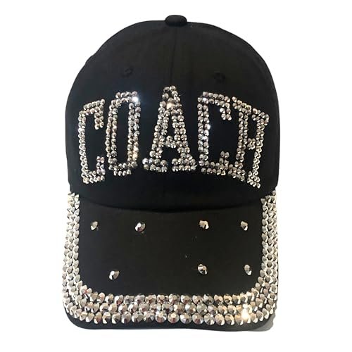Rhinestone Coach Hat , Sparkle On, Cheer Boss!
