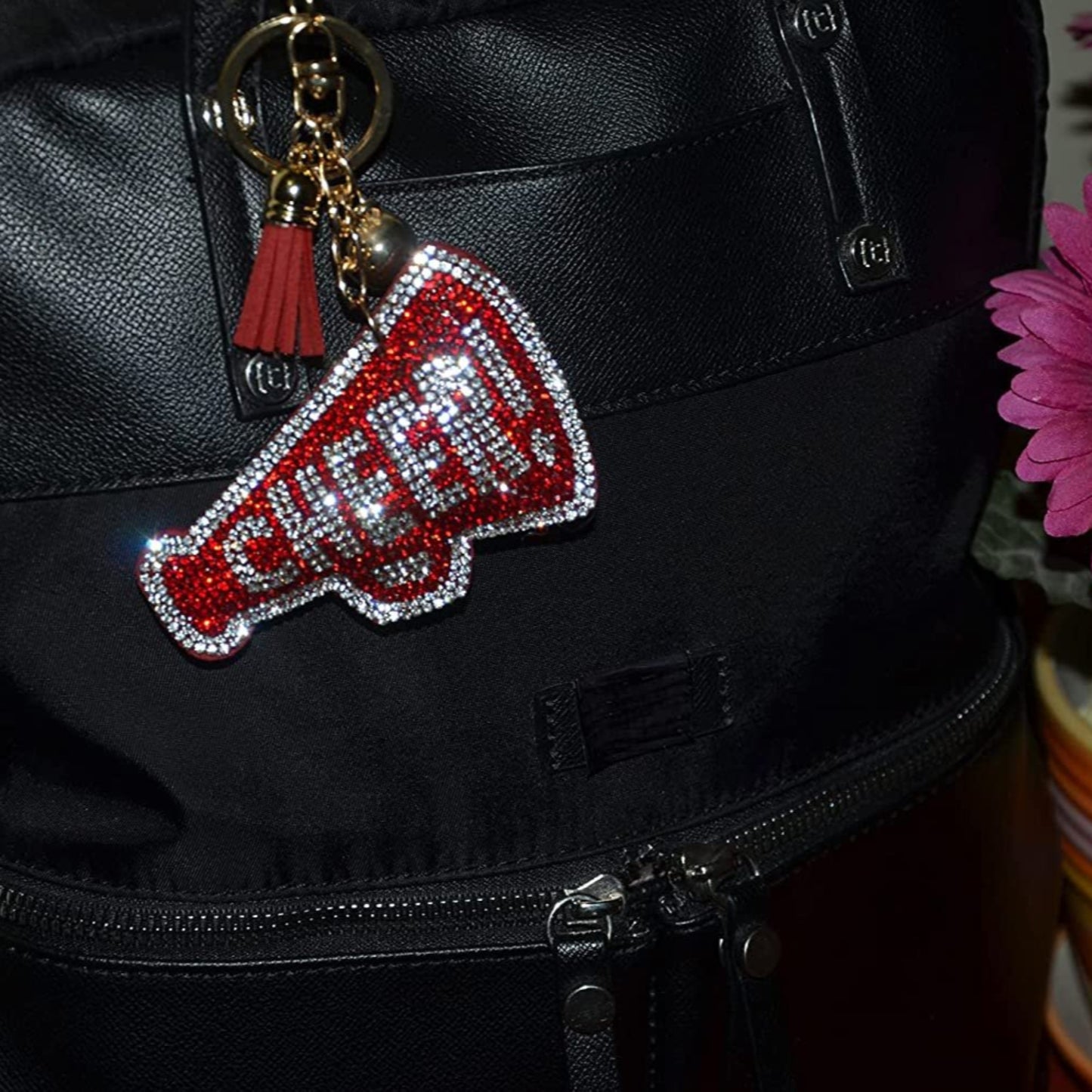 Bling Keychains for Women and Girls, Rhinestone Purse Charms for Handbags, Crystal Bag Charms, Gift for Women, Thank You Gift