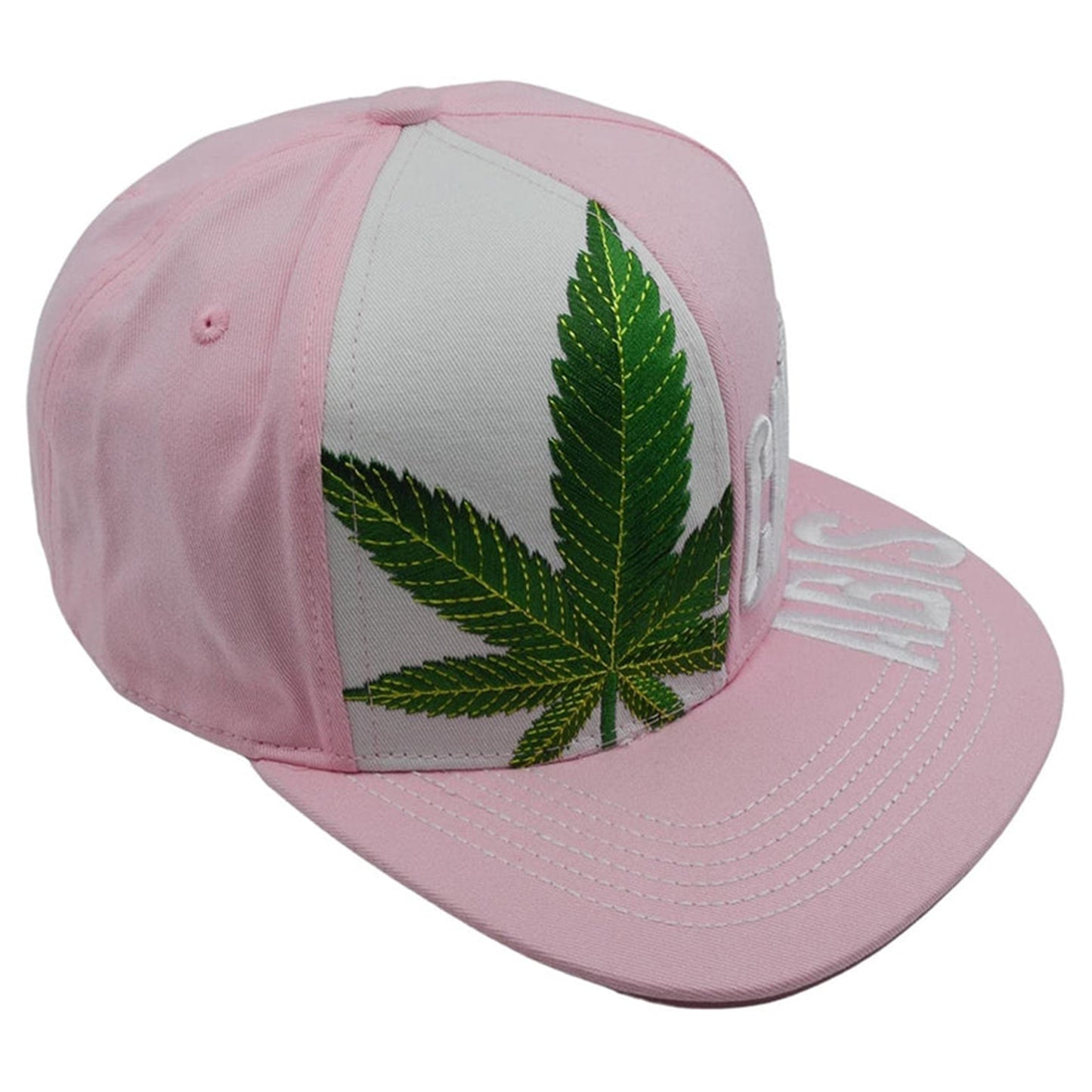 Popfizzy Women's Pink Weed Hat, Marijuana Baseball Cap, Weed Gifts for Stoners, Adult