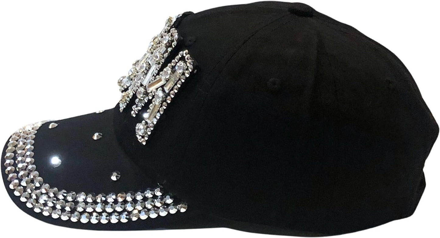 Popfizzy Rhinestone Mom Hat, Bling Baseball Cap for Mom, Cool Mom Gifts, Best Mama Hat, Sparkle Mom Accessories, Mom Cap