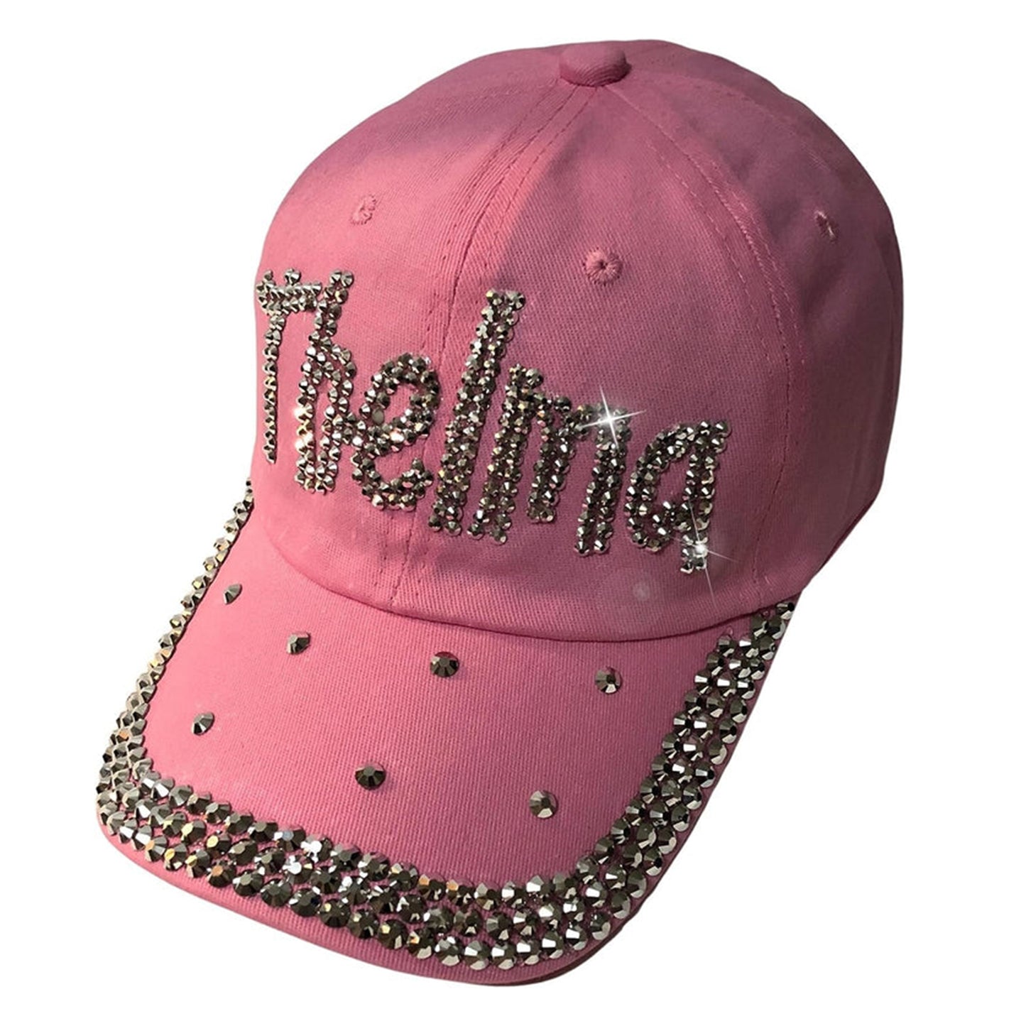 Popfizzy Bling Thelma Hat for Women, Rhinestone Bestie Gifts for Women, Best Friend Apparel, for Women