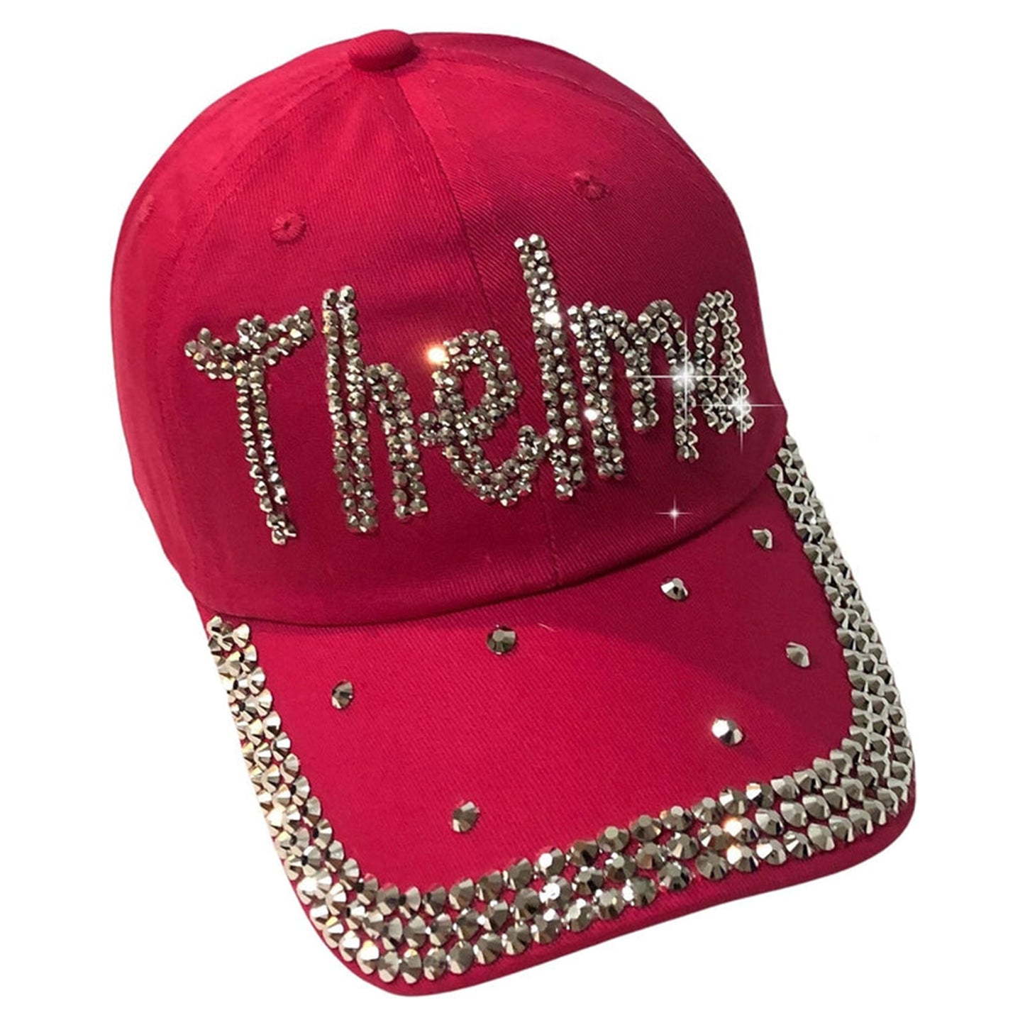 Popfizzy Bling Thelma Hat for Women, Rhinestone Bestie Gifts for Women, Best Friend Apparel, for Women