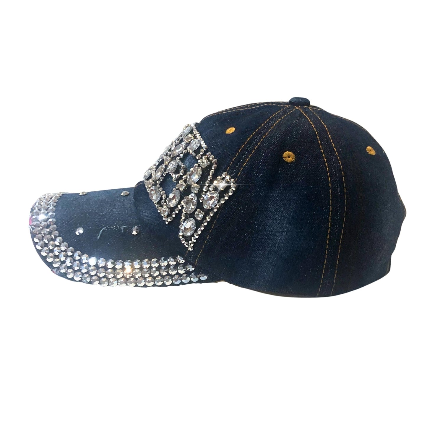 Popfizzy Queen Hats for Women, Bedazzled Queen Gifts, Bling Hats for Women, Sparkly Rhinestone Hat, Trendy Queen Accessories