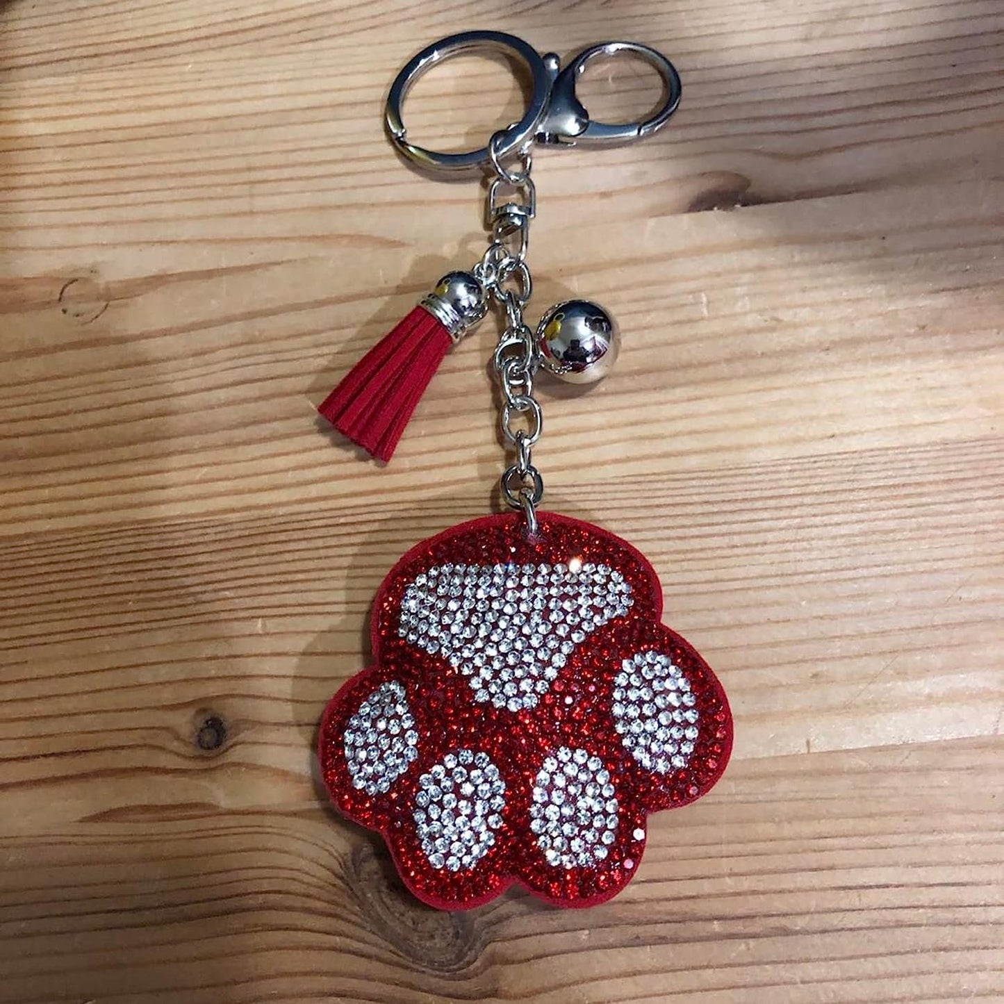 Bling Keychains for Women and Girls, Rhinestone Purse Charms for Handbags, Crystal Bag Charms, Gift for Women, Thank You Gift