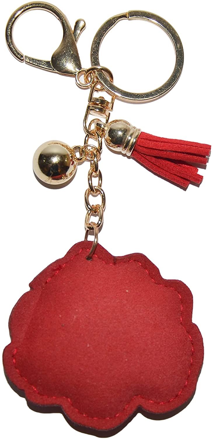 Rose Keychain for Women and Girls Rhinestone Purse Charms Bling Bag Charm