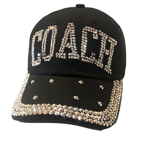 Rhinestone Coach Hat , Sparkle On, Cheer Boss!
