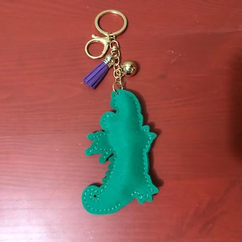 Popfizzy Bling Alligator Keychain Accessories for Women and Girls, Rhinestone Keychains, Alligator Purse Charms for Handbags