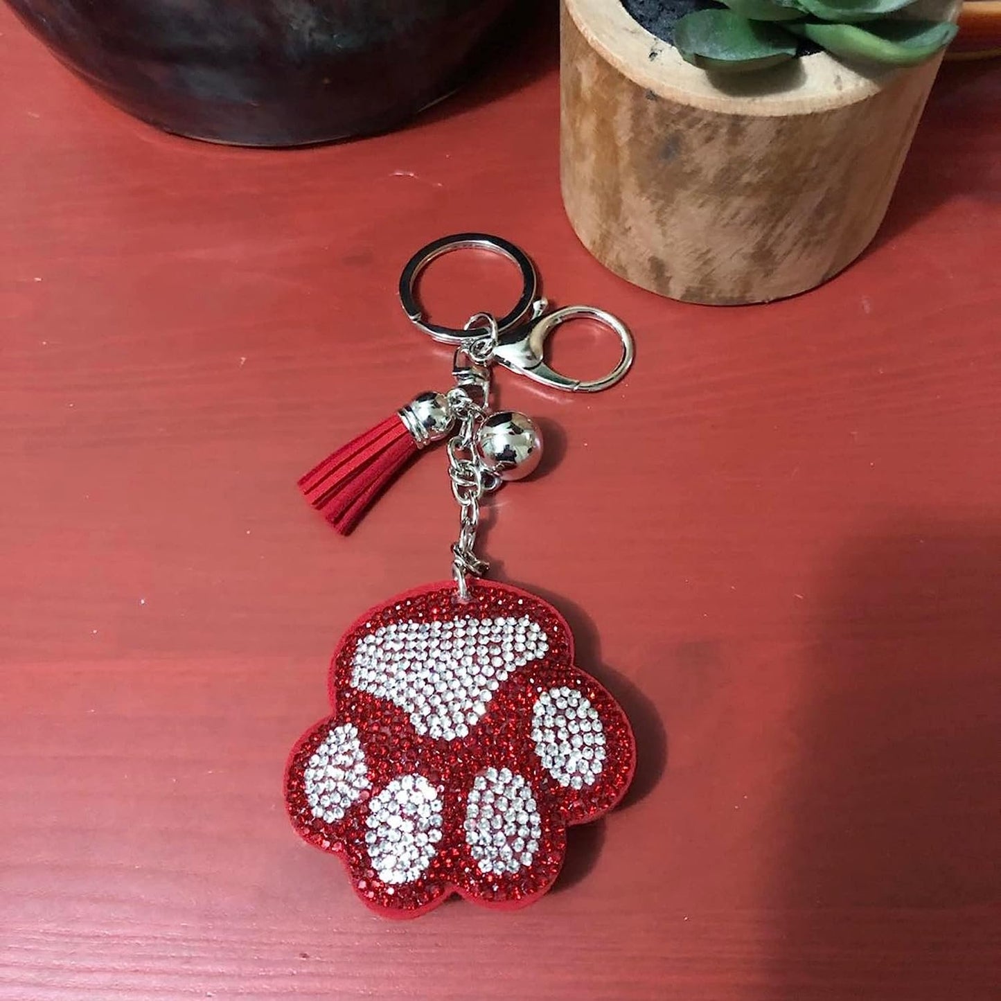 Bling Keychains for Women and Girls, Rhinestone Purse Charms for Handbags, Crystal Bag Charms, Gift for Women, Thank You Gift
