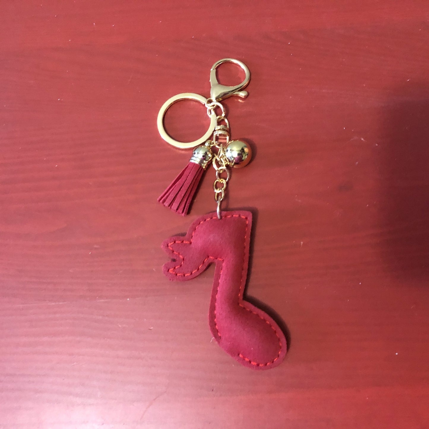 Music Note Keychain for Women and Girls Rhinestone Purse Charms Bling Backpack Accessories, Cute Key Fob Key Chain
