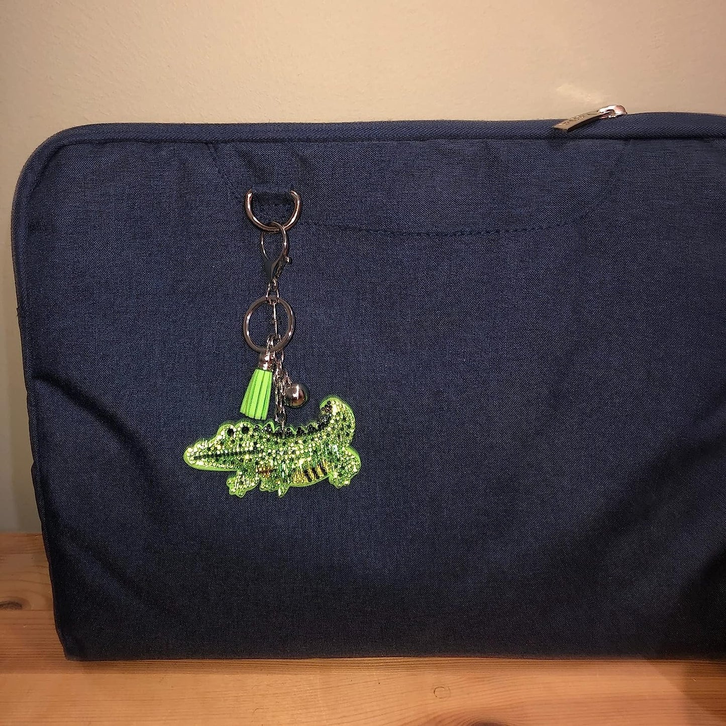 Popfizzy ALLIGATOR Bling Keychain, Purse Charm, Backpack Charm, Crystal Bag Charms