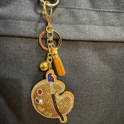 Popfizzy Astronaut Keychain Accessories for Women and Girls, Backpack Key Chain, Bling Purse Charms, Astronaut Gifts