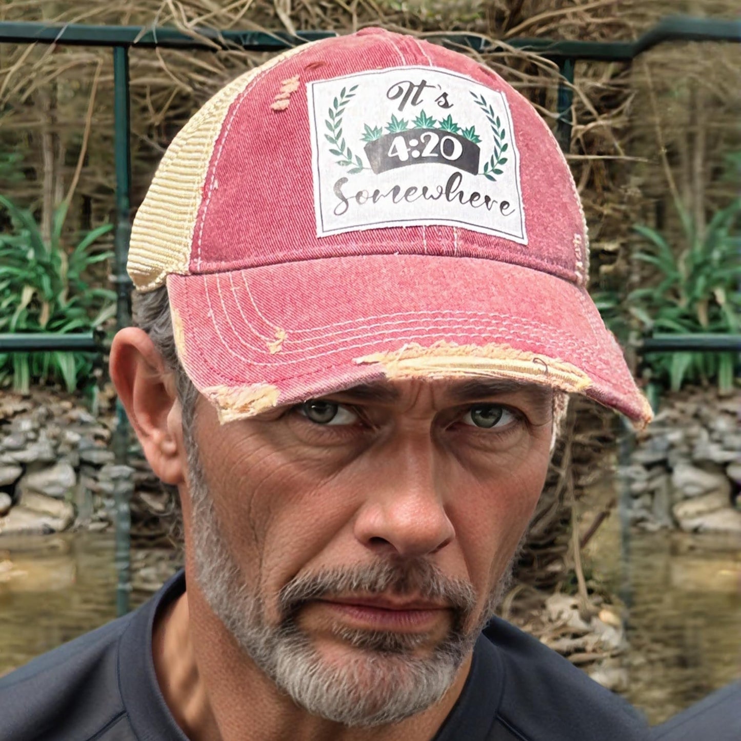 Popfizzy Weed Hat for Men and Women, It’s 420 Somewhere Marijuana Hat, Weed Gift for Weed Smokers (It’s 420 Somewhere)