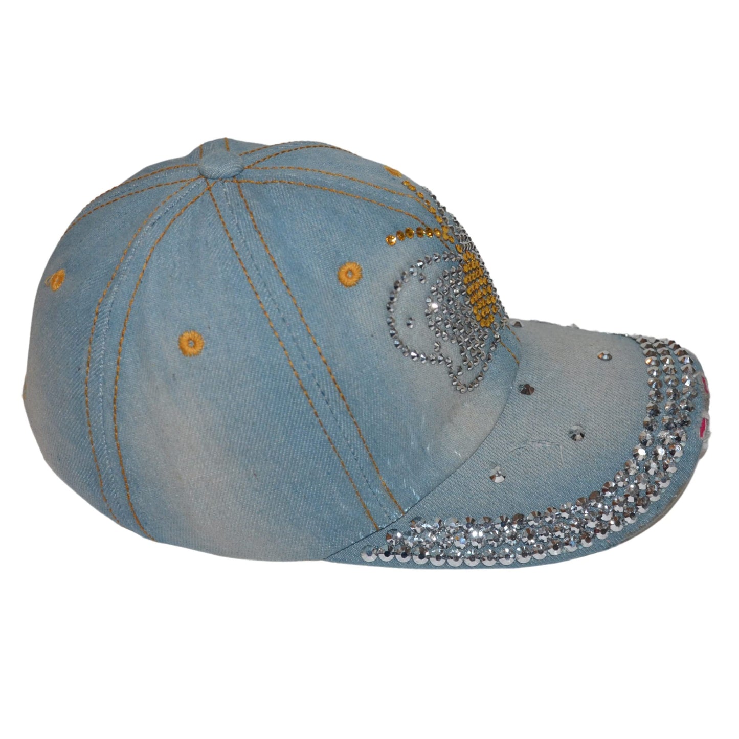 Popfizzy Monarch Butterfly Hat for Women and Girls, Rhinestone Butterfly Dad Hats, Bling Monarch Butterfly Gifts for Women