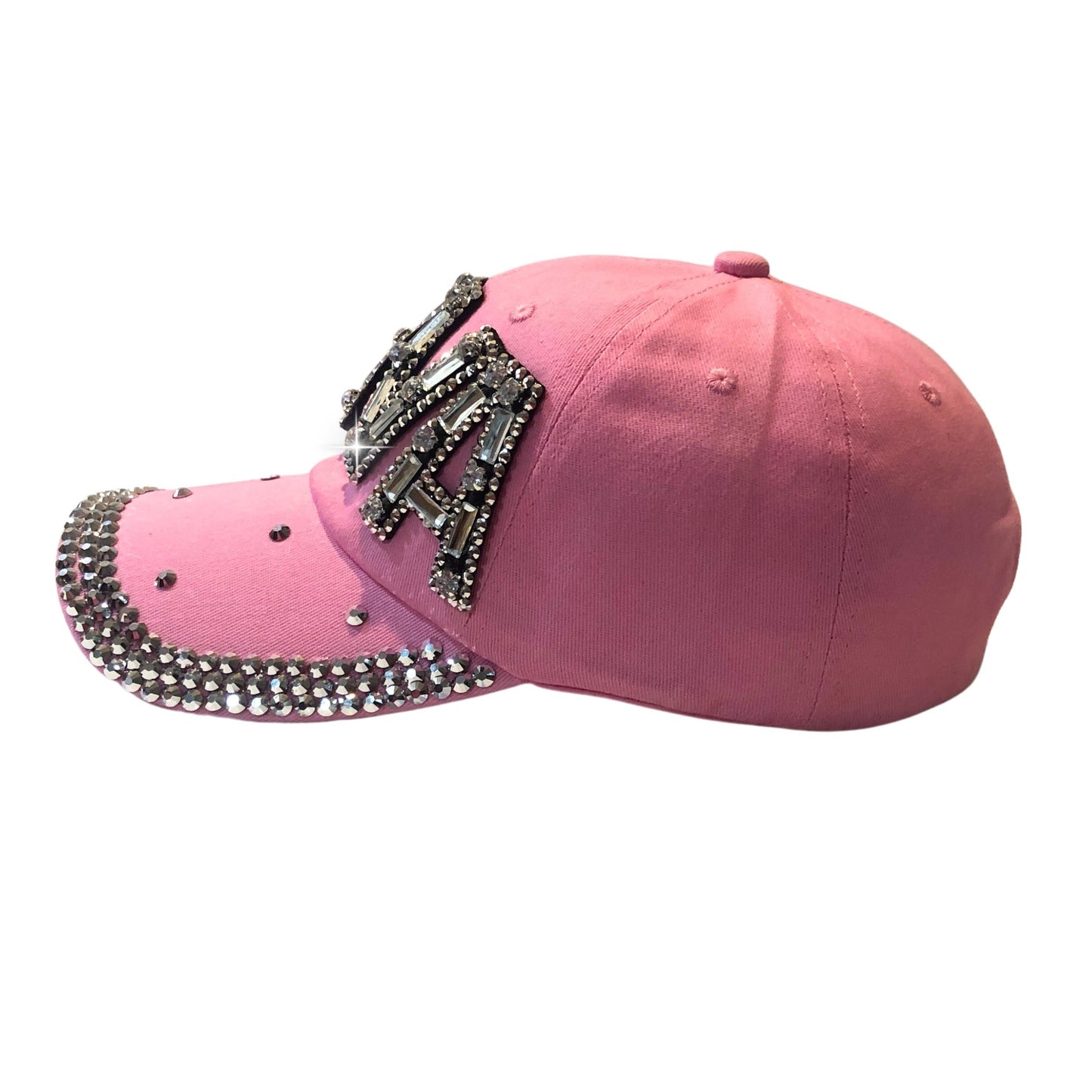 Rhinestone Diva Hat for Women, Bedazzled Diva Gifts, Pink Bling Baseball Hat, Adult