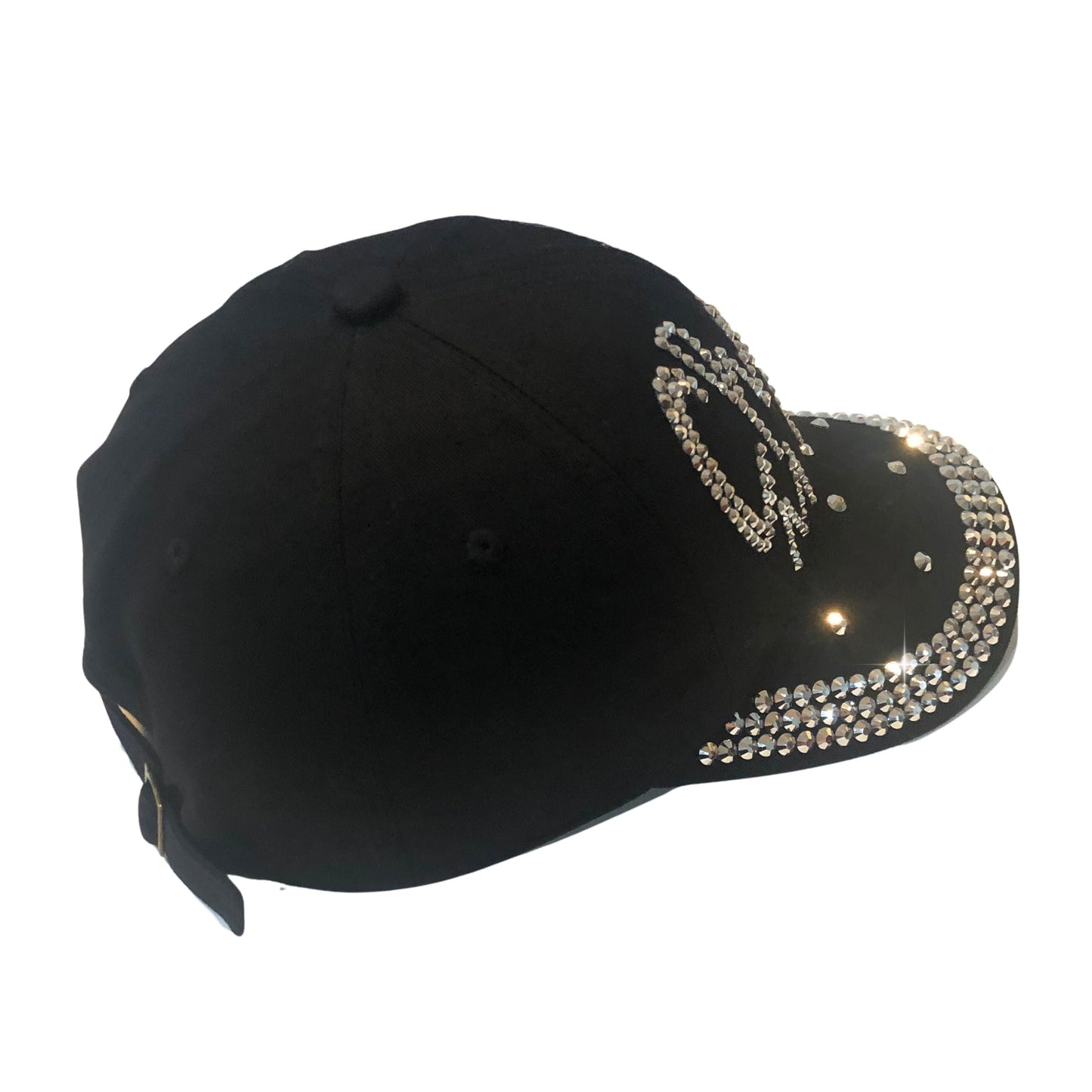 Popfizzy Cheer Mom Hat for Women, Rhinestone Cheer Mom Gifts, Bling Cheer Accessories, Cheer Clothes, Cool Cheer Gifts