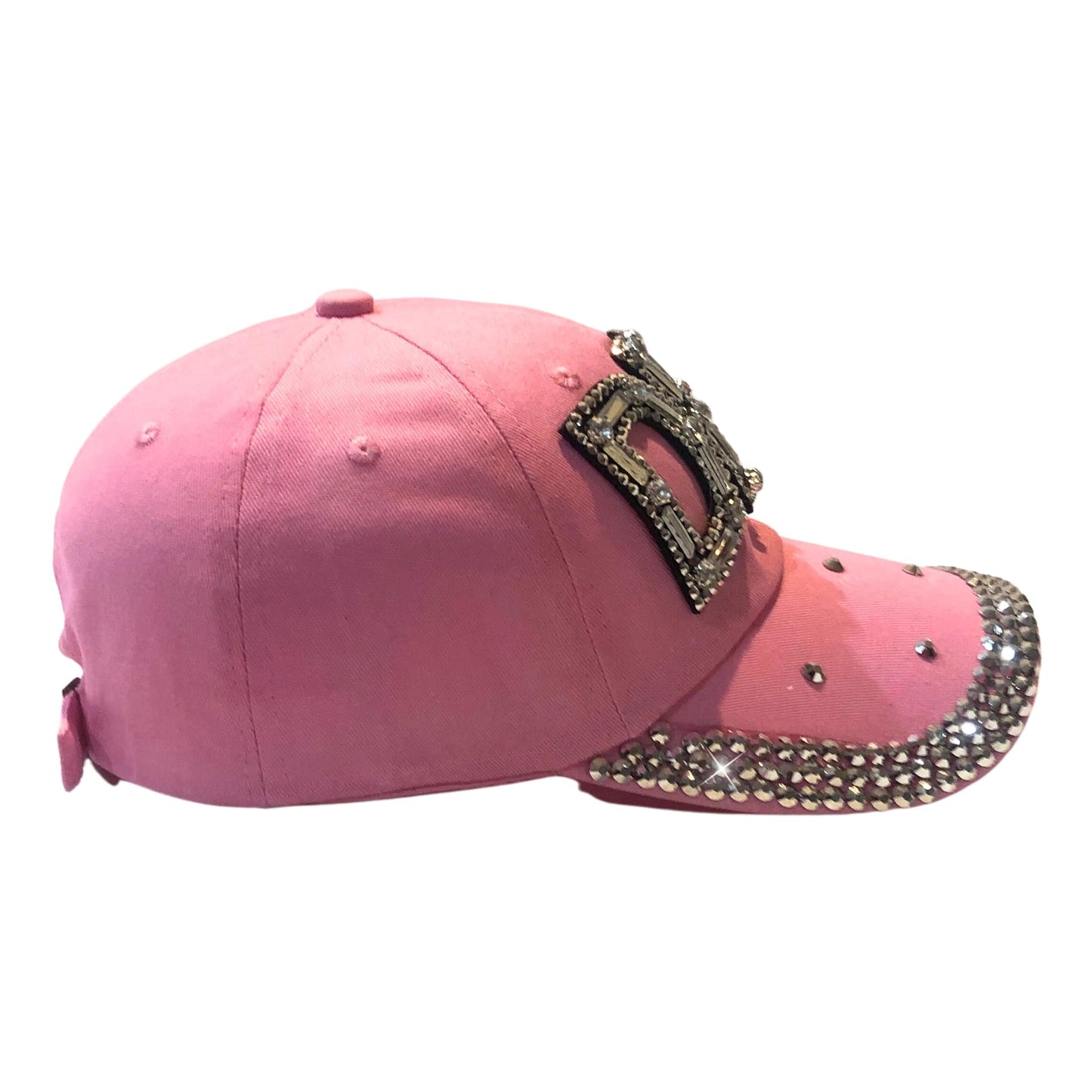 Rhinestone Diva Hat for Women, Bedazzled Diva Gifts, Pink Bling Baseball Hat, Adult