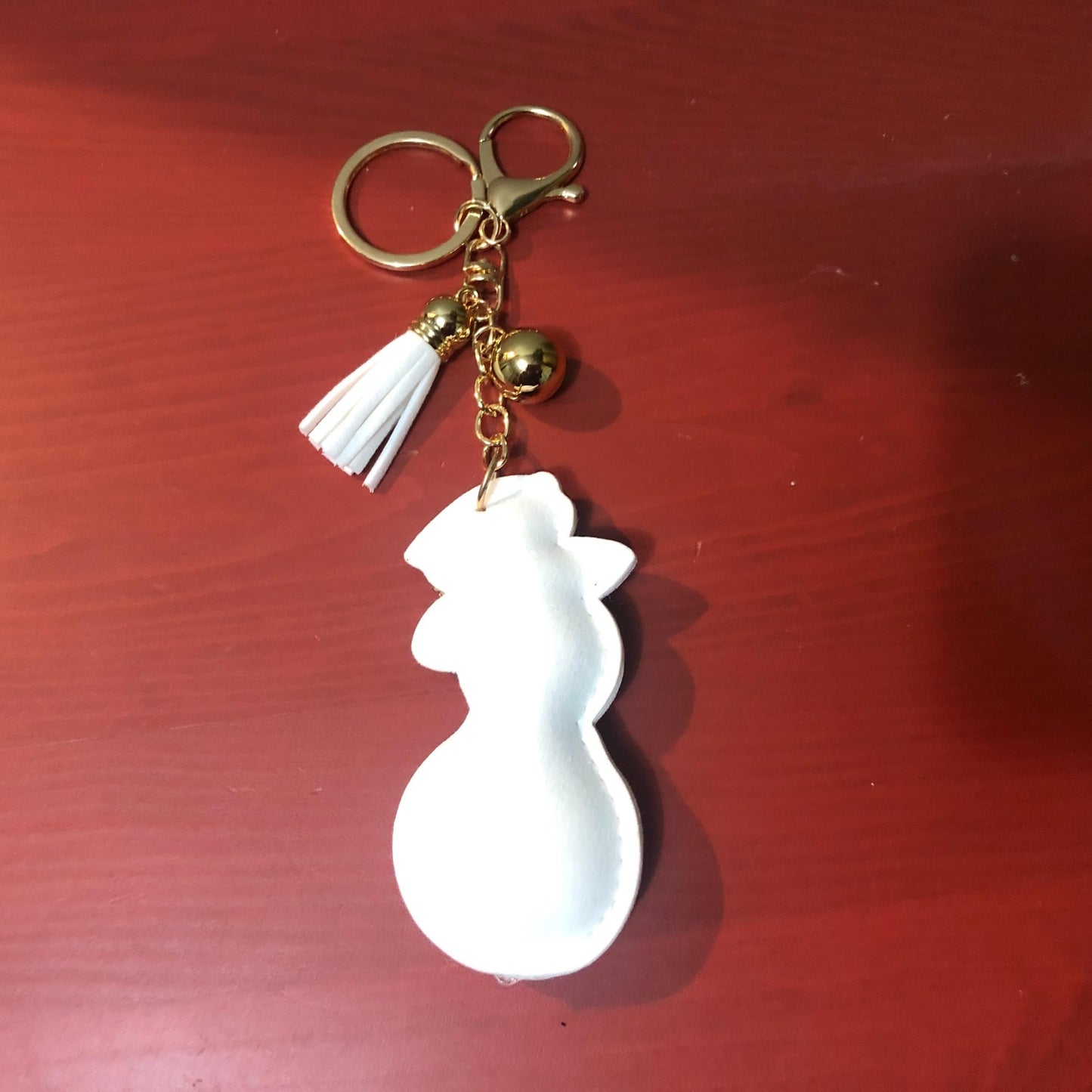Popfizzy Bling Christmas Snowman Keychain, Christmas Gifts for Women and Girls, Stocking Stuffers, Christmas Party Favors