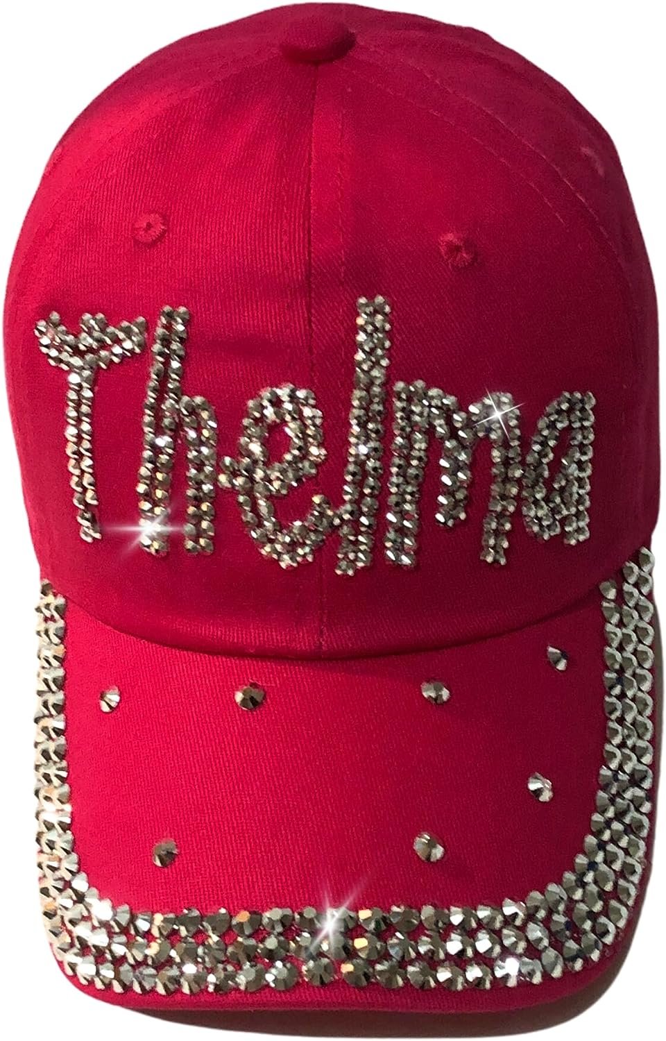 Popfizzy Bling Thelma Hat for Women, Rhinestone Bestie Gifts for Women, Best Friend Apparel, for Women