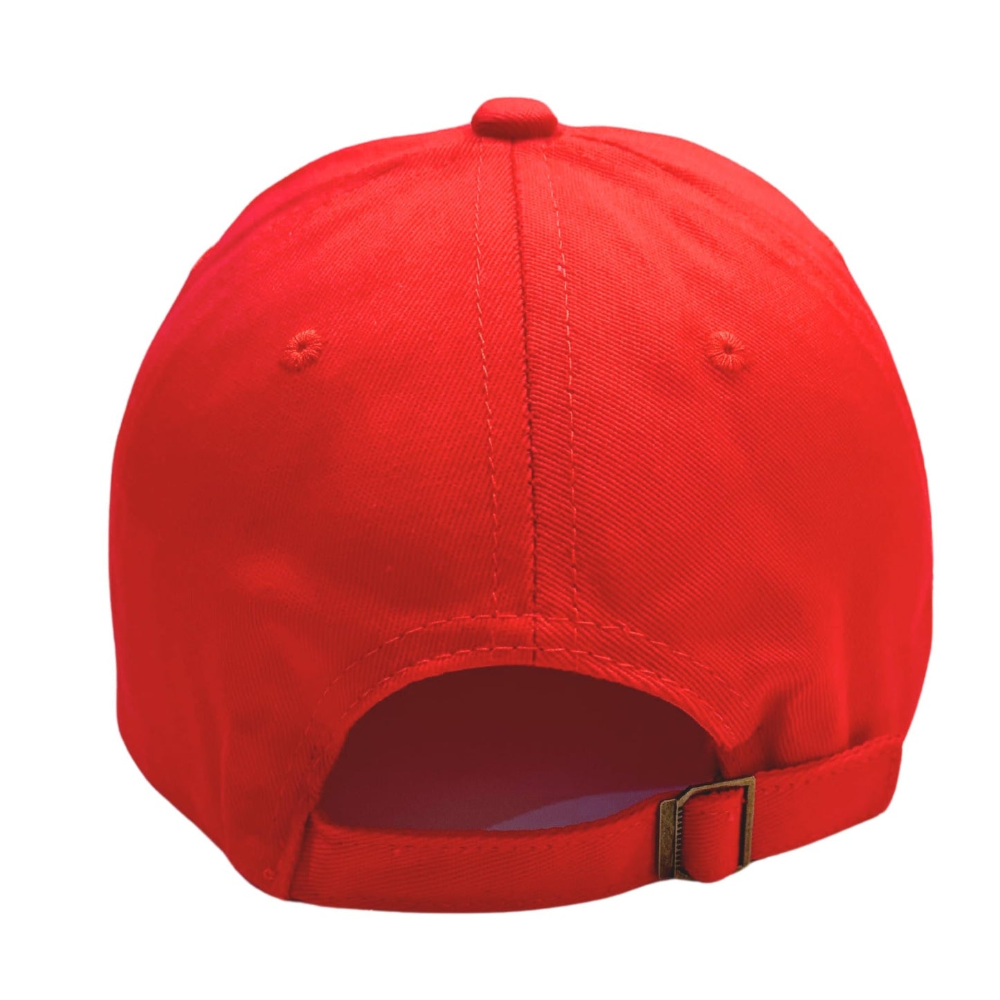 Popfizzy Rhinestone Baseball Cap for Women and Girls, Cute Bedazzled Hats, Shiny Bling Denim and Diamond Hat, Red Heart