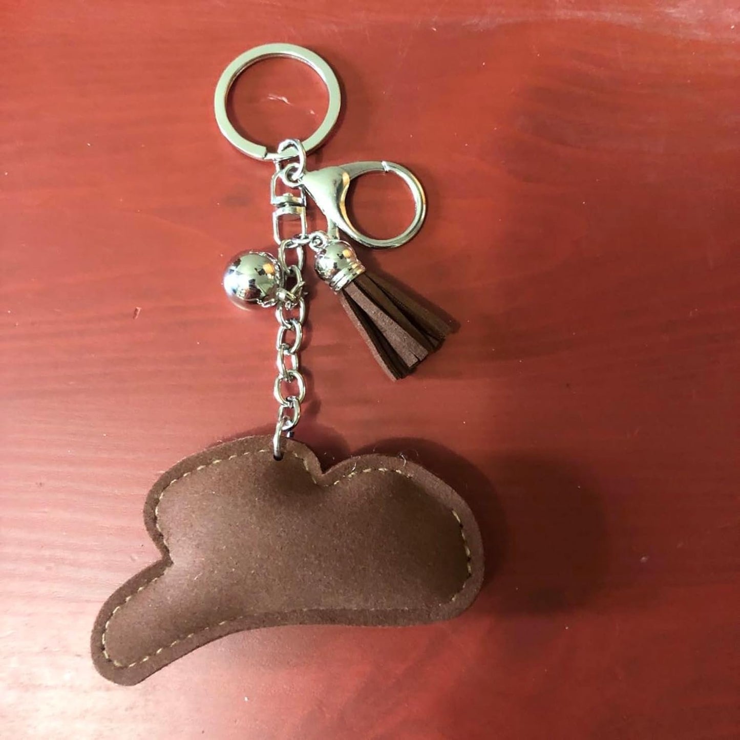 Popfizzy Cowgirl Hat Rhinestone Keychain Accessories for Women, Car Keys Keychain Charms, Cute Keychain, Bling Purse Charms for Handbags