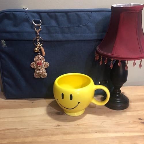 Popfizzy Bling Christmas Gingerbread Man Keychain, Christmas Gifts for Women and Girls, Stocking Stuffers, Party Favors