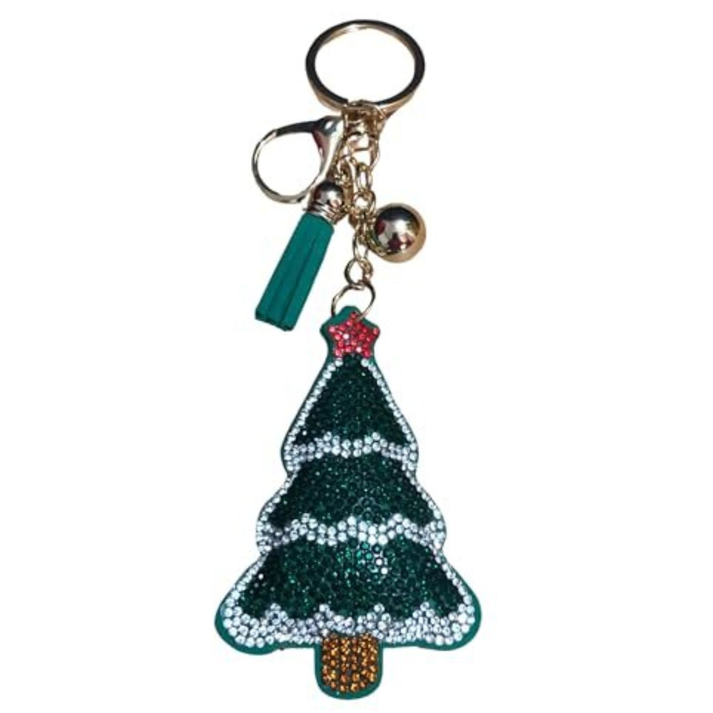 Popfizzy Bling Christmas Tree Keychain, Christmas Gifts for Women and Girls, Stocking Stuffers, Christmas Party Favors