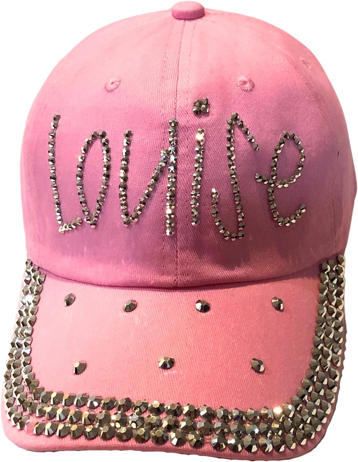 Popfizzy Louise Hat for Women, Rhinestone Bestie Gifts for Women, Bling Best Friend Apparel, for Women