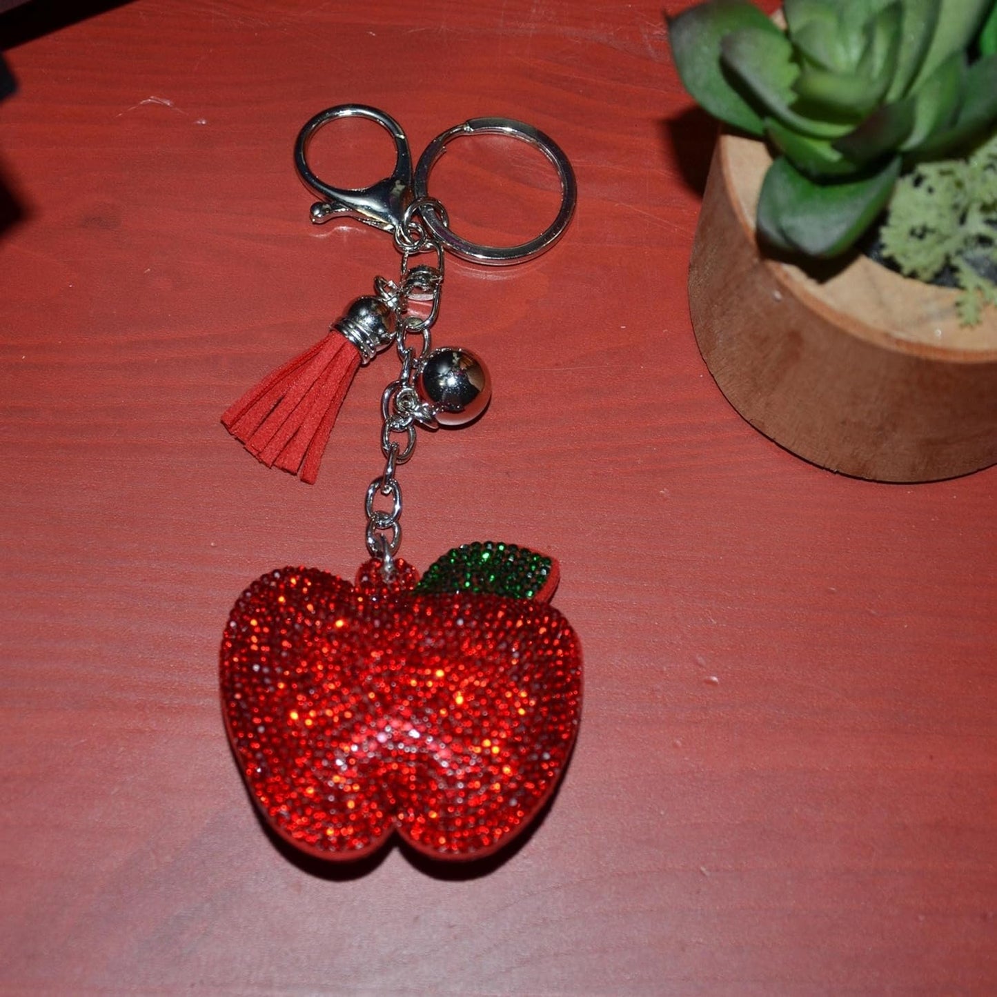 Popfizzy Bling Keychain, Rhinestone Purse Charm, Backpack Charm, Crystal Bag Charms, Key Fob