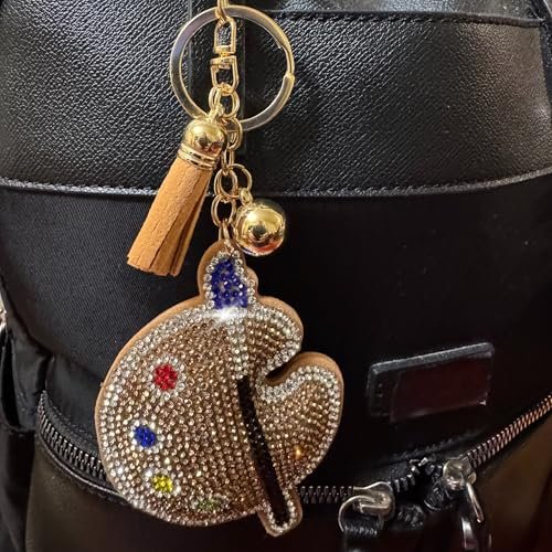 Popfizzy Astronaut Keychain Accessories for Women and Girls, Backpack Key Chain, Bling Purse Charms, Astronaut Gifts