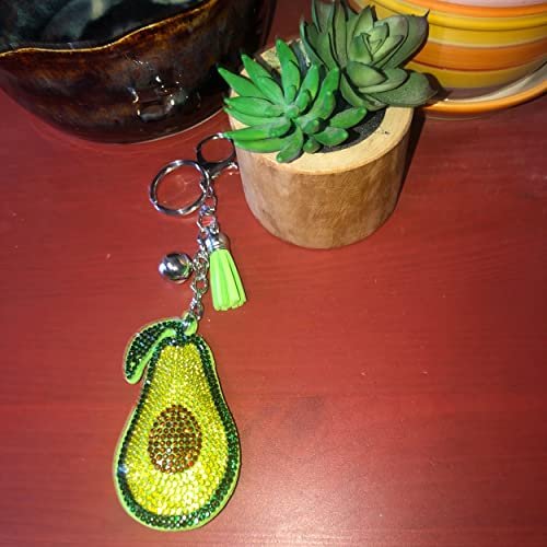 Popfizzy Rhinestone Cowboy Hat Keychain Accessories for Women, Cute Keychains for Women, Purse Charms for Handbags, Car Keys Keychain