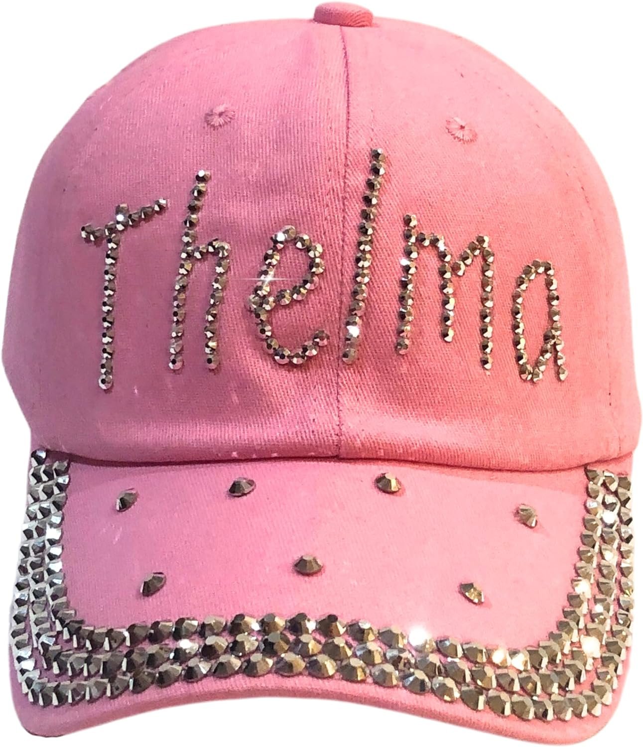 Popfizzy Thelma Hat for Women, Rhinestone Bestie Gifts for Women, Bling Best Friend Apparel, for Women