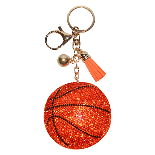Popfizzy Basketball Keychain for Women, Bag Charm, Basketball Gift for Girls